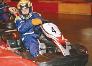 We provide racing overalls and safety helmets